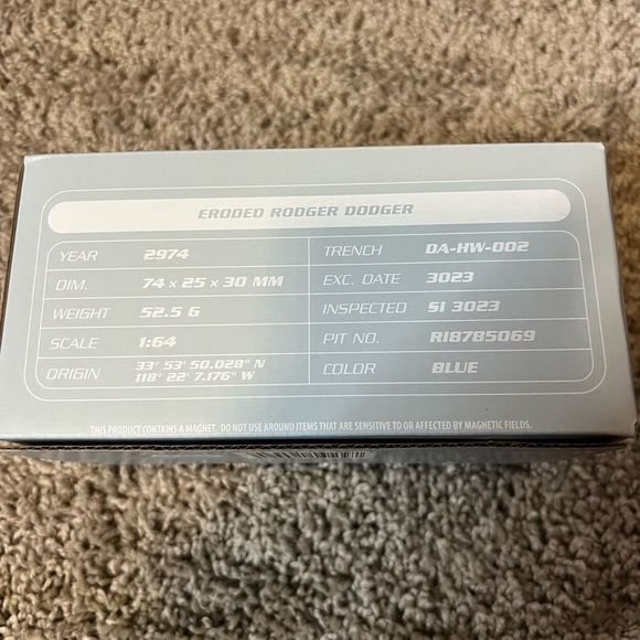 Hot Wheels x Daniel Arsham Eroded Rodger Dodger (NEW IN BOX) - Picture 7 of 8